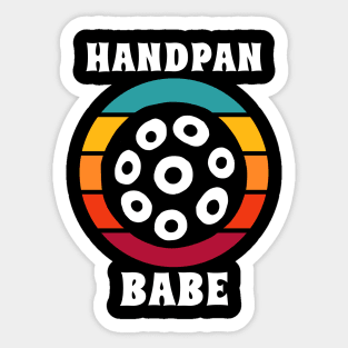 Handpan Babe Sticker